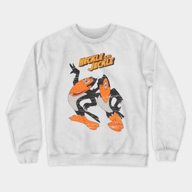 Heckle and Jeckle Cartoon Vintage Crewneck Sweatshirt by Jazz In The Gardens